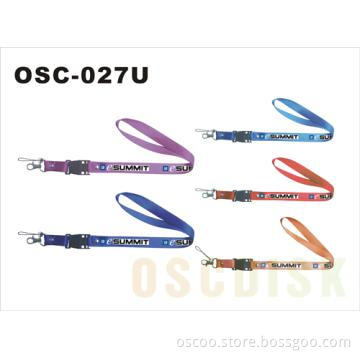 Neckstrap style USB flash drive with Textile Body